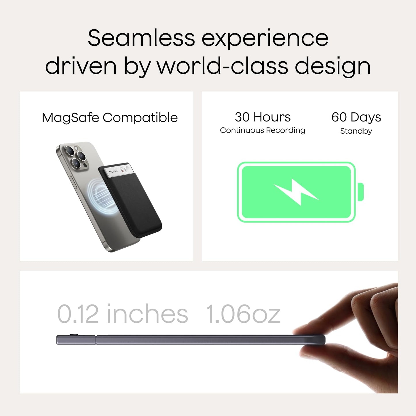 Plaud Note AI Voice Recorder, Note Taker w/Case, App Control, Transcribe & Summarize with AI, Support 112 Languages, for Meetings, Calls, Lectures, Professionals, Teams, Silver, Non-Pro Version