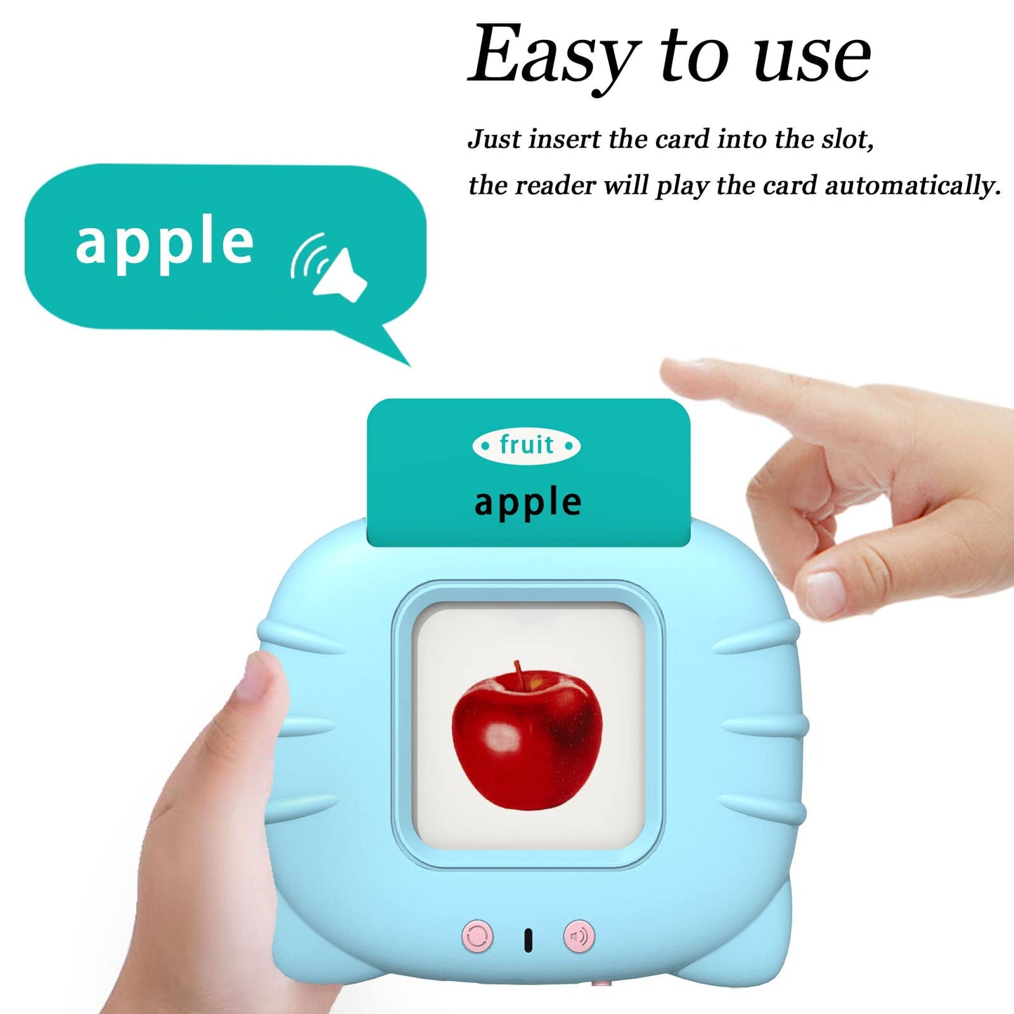 Startcan Toddler Learning Toys for 2 3 4 5 Year Old Boys and Girls, Autism Sensory Toys for Autistic Children, Speech Therapy Toys, 112 Cards - 224 Sight Words Talking Flash Cards