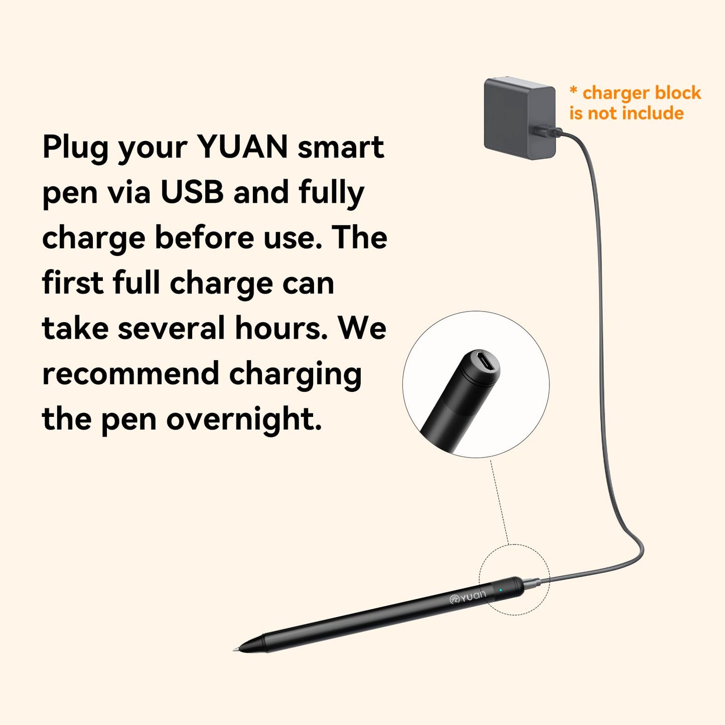 Yuan Digital Sync Pen with Notebook, Smart Writing Set Real time Sync Digitizing for Paper Notes Convert to Text, Smart Pen and Notebook for Note Taking Sync Notes to Phone/Tablet Instantly
