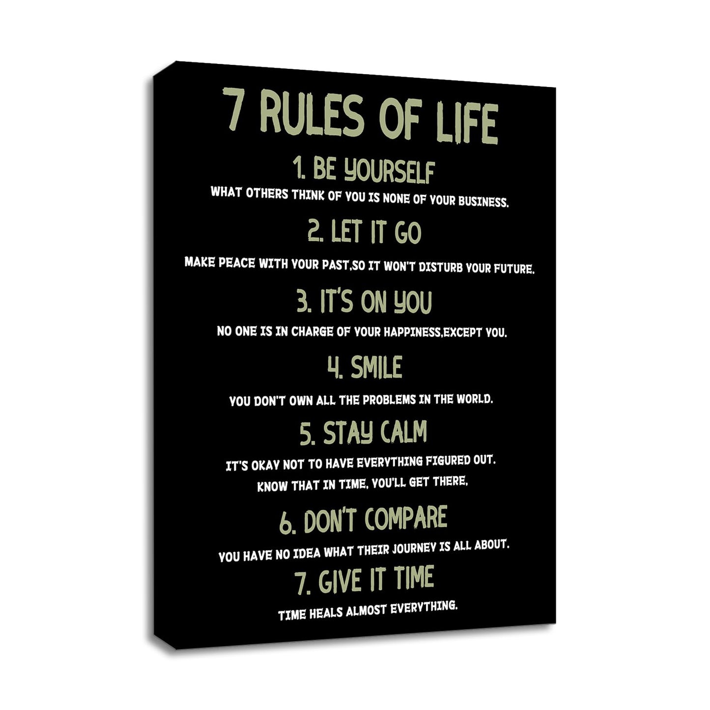Motivational Canvas Wall Art Inspirational Entrepreneur Quotes Poster Print Positive Theme Picture Painting Wall Decor Artwork for Modern Home Teens Room Office Stretched and Framed [18''Hx24''W]