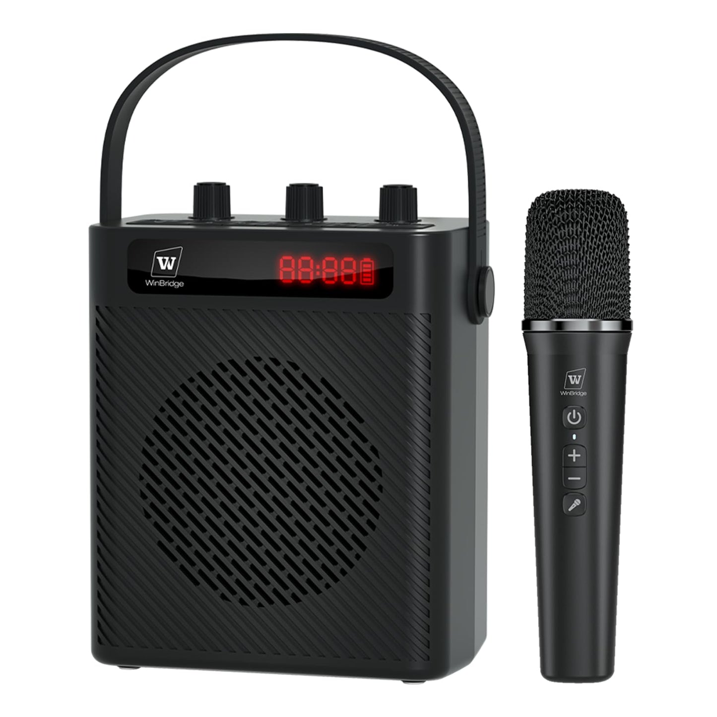 Voice Amplifier with Wireless Microphone & Speaker - Portable Mini Bluetooth PA System with Handheld Mic, 30W Ultra-Light Rechargeable Megaphone for Teachers, Speech & Outdoor Events - S93 Pro