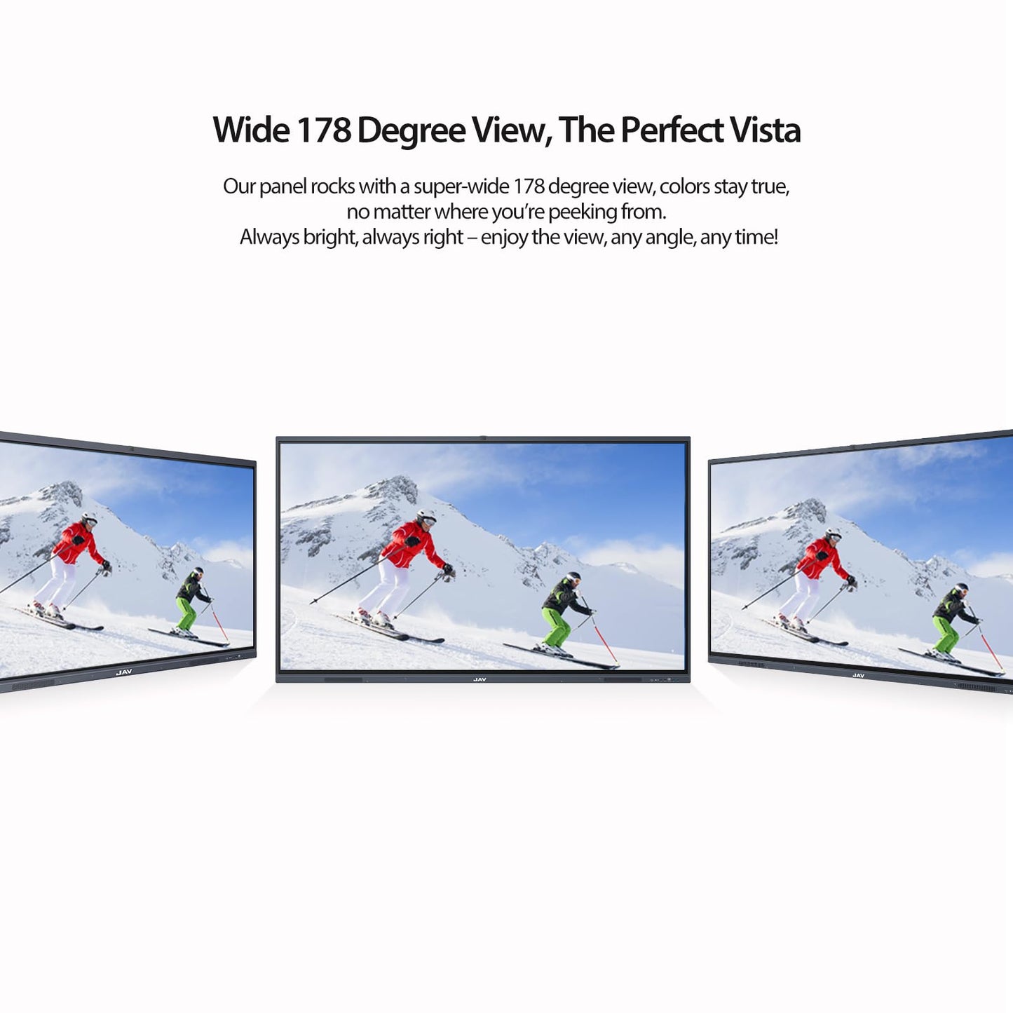 JAV Interactive Whiteboard, 55'' 4K UHD Smart Whiteboard, Smart Board for Classroom and Business, Digital Touch Screen Smartboard, Robust App Ecosystem for Remote Meeting (Board Only)