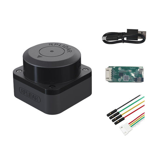 youyeetoo RPLIDAR C1 Fusion Lidar DTOF Laser Scanner - 360-Degree Full-Range 12-Meter Laser Scanner for Robot Projects Involving Positioning, Mapping, Navigation, and Obstacle Avoidance