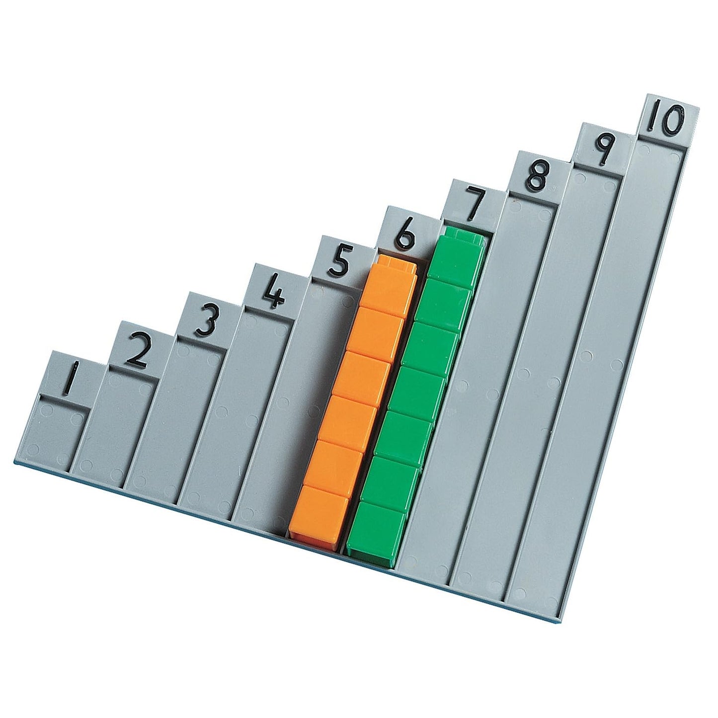 Didax Educational Resources Unifix 1-10 Stair for Cubes, Multicolor