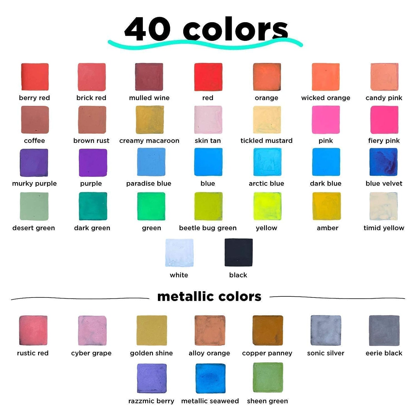 Ultimate Chalk Bundle - 40 Markers 6mm + 10 Metallic 3mm
