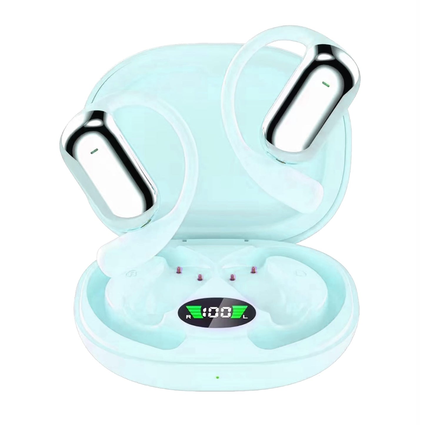 AI Translation Earbuds Real Time 188 Languages,80H Playtime Translator Earbuds,Audifonos Traductores Inglés Español,Wireless Ear Headphone Bluetooth 6.1 for Business Meeting,Travel, Language Learning
