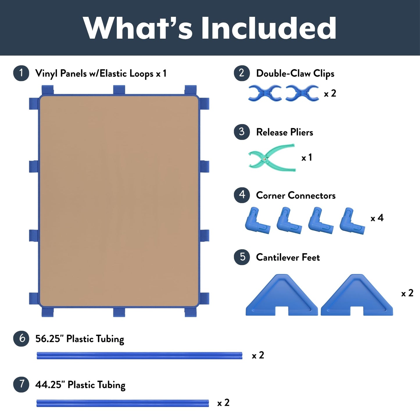 Children's Factory Big Screen PlayPanel, Kids Room Divider, Classroom Privacy Screen, Cantilever Feet Included, Almond