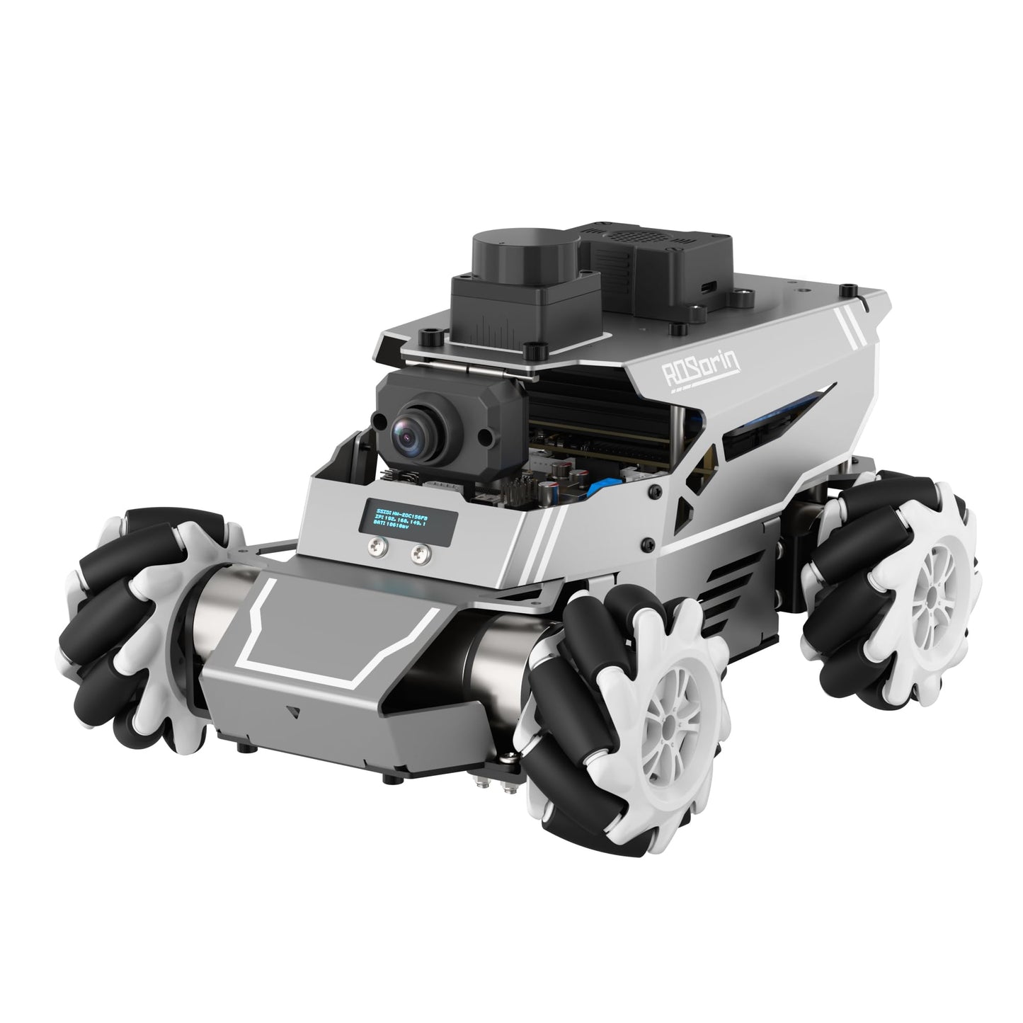 HIWONDER ROS2 Robot Car for Jetson RPi Gemini ChatGPT Large AI Models Depth Camera SLAM Mapping Autonomous Driving Programming Education Smart AI Robotic Car, ROSOrin Starter Kit & RaspberryPi 5 8G