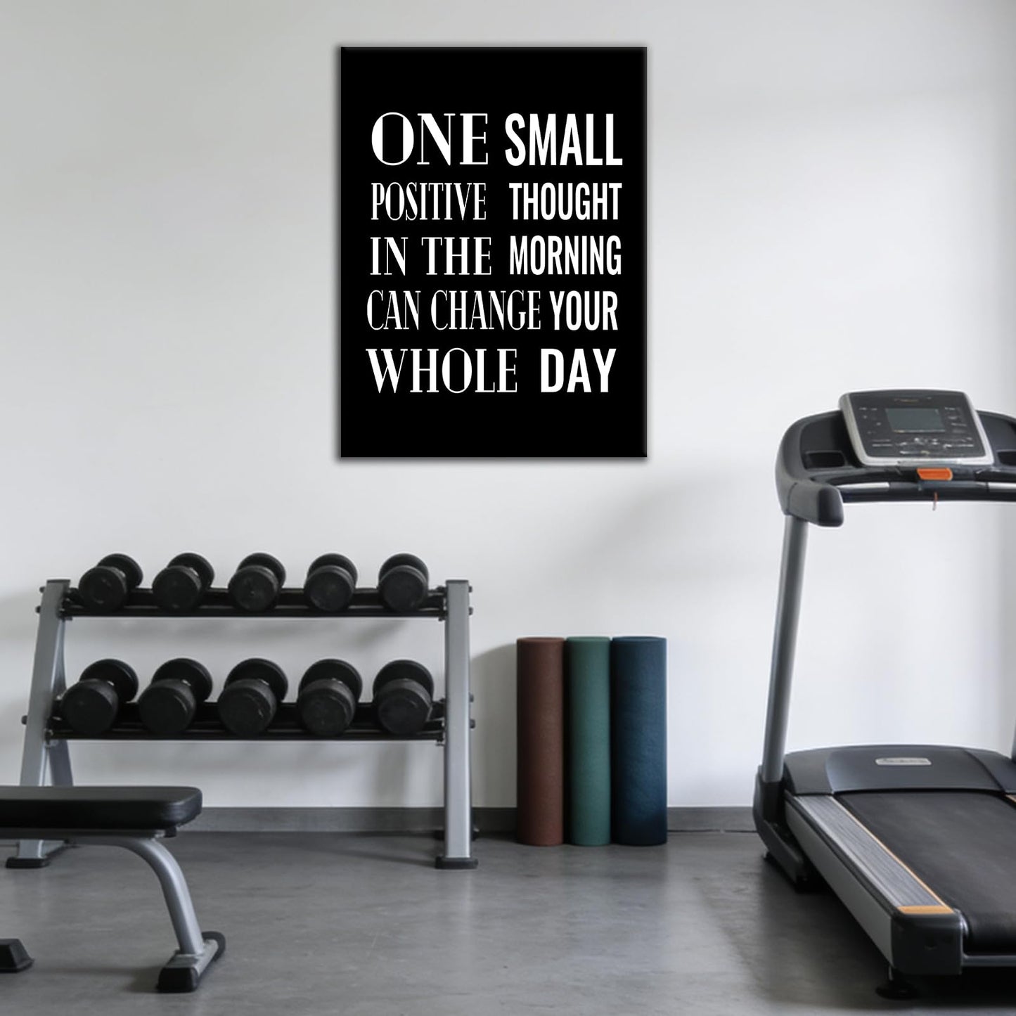 Inspirational Canvas Wall Art Office Decor Motivational Poster Quotes for Home Boost Confidence Inspiring Sign Picture Painting for Gym Bedroom Classroom Artwork Stretched and Framed [18''Wx24''H]
