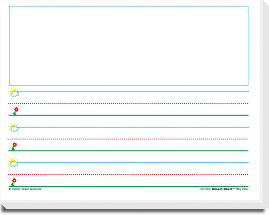 Teacher Created Resources Smart Start K-1 Story Paper: 360 Sheets (76513)