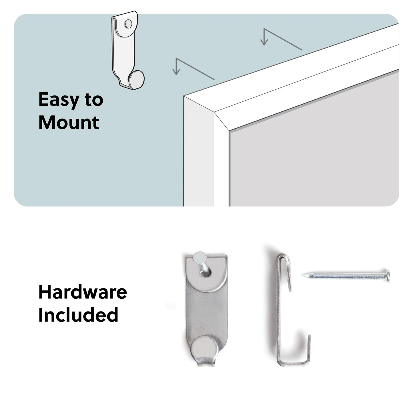 U Brands Farmhouse Magnetic Dry Erase Board White Board, 24" x 18", White Wood Style Frame, Includes 2 Magnets