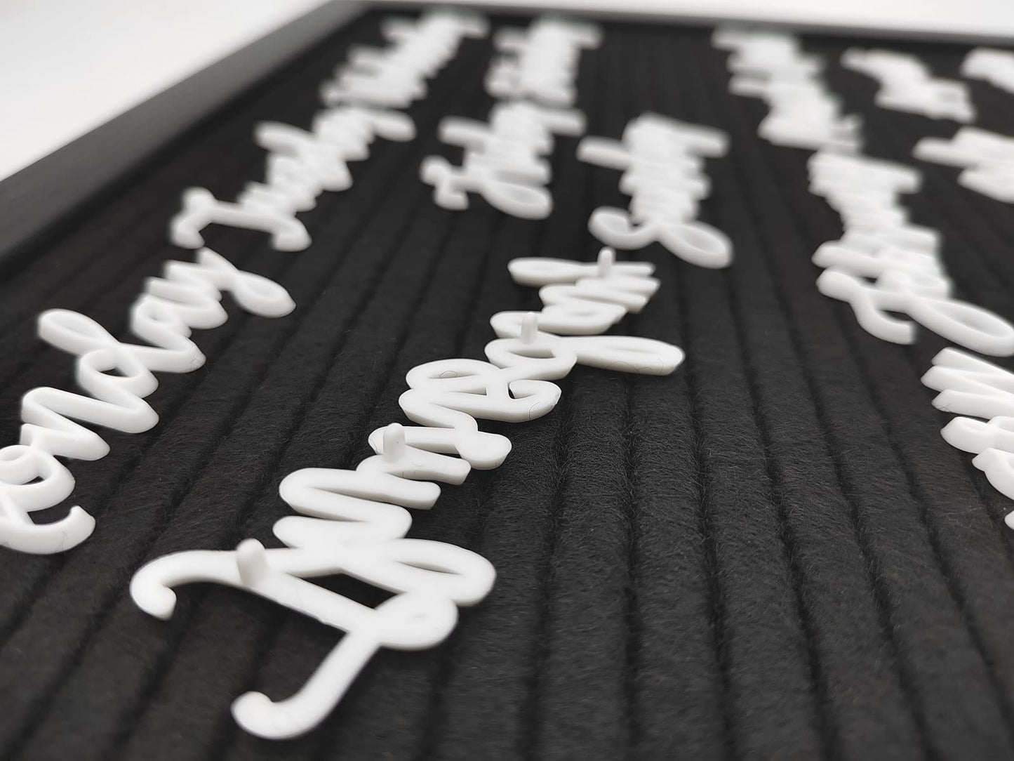 G GAMIT Felt Letter Board Letters Set, Letter Sign Symbol Numbers and Cursive Week and Month Only