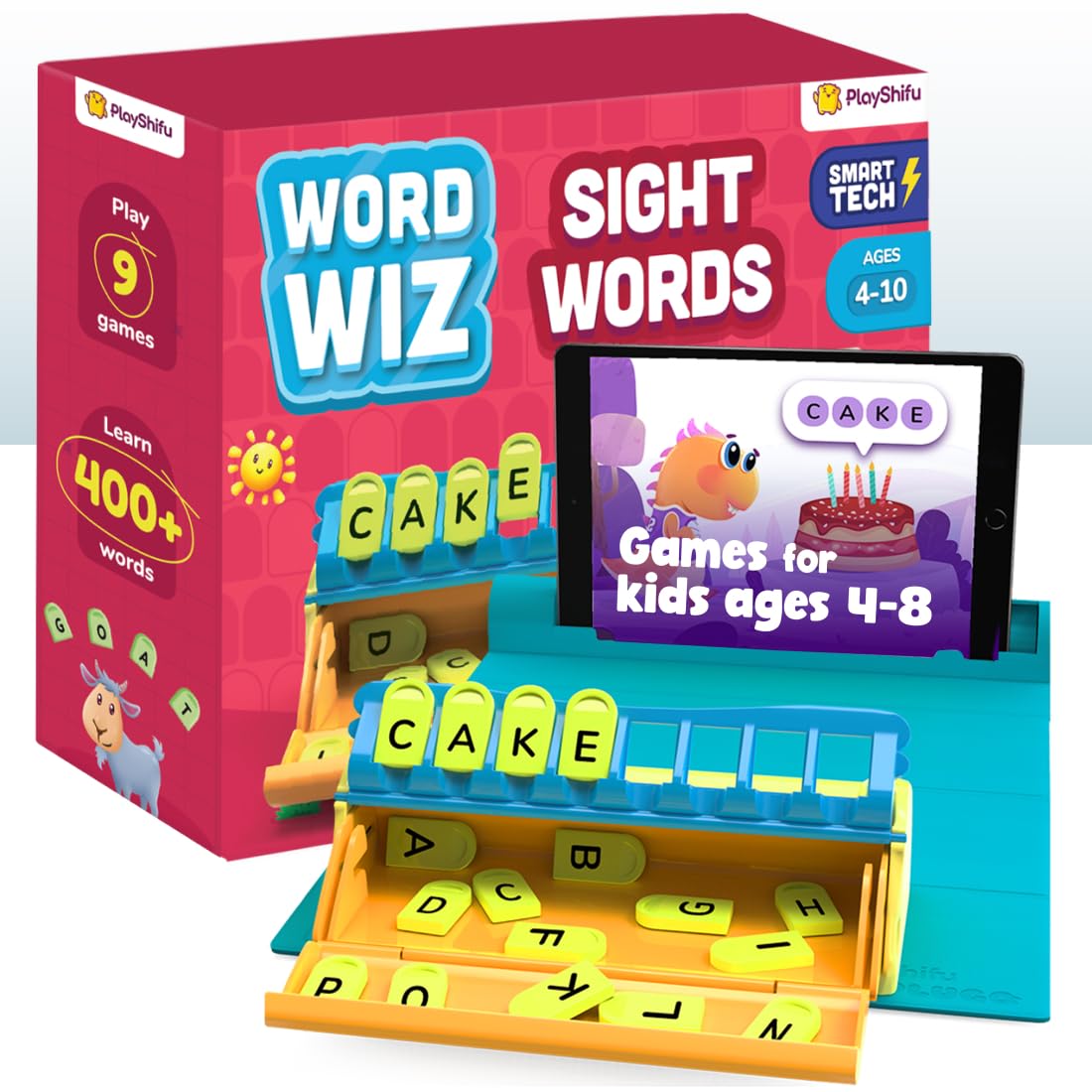 PlayShifu Word Wiz – Plugo Letters Learning Kit | Build Reading, Spelling & Grammar Skills for Kids Ages 4–10