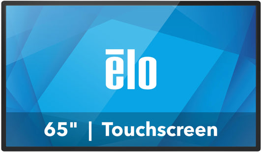 Elo 6554L - 65" 4K Touchscreen Signage - Infrared (IR) Anti-Glare, 20 Touch, 3840 x 2160, Black