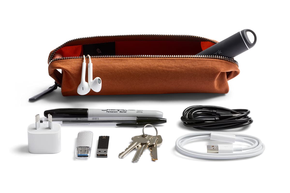 Bellroy Pencil Case, Work Accessories, Woven Fabric (pens, Cables, Stationery and Personal Items) - Bronze