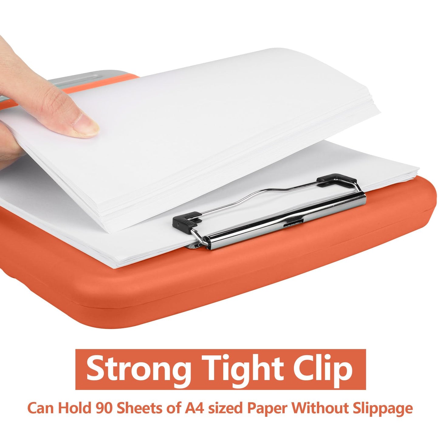 SFLHHDM Plastic Clipboard with Storage, High Capacity Clip Boards 8.5x11 with Storage, Heavy Duty Nursing Clipboards Folder, Cute Clipboard, Letter A4 Size Clipboards with Storage for Teachers, Nurse