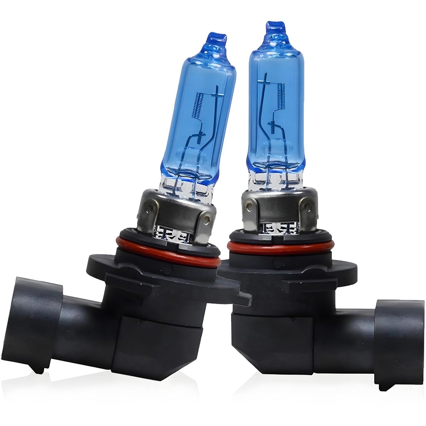 Flygun 9005 Car Halogen Bulbs, Ultra White Light, 12V 100W, 2 PCS, Glass, High Beam Low Beam, Universal Fit for Cars, Trucks, SUVs