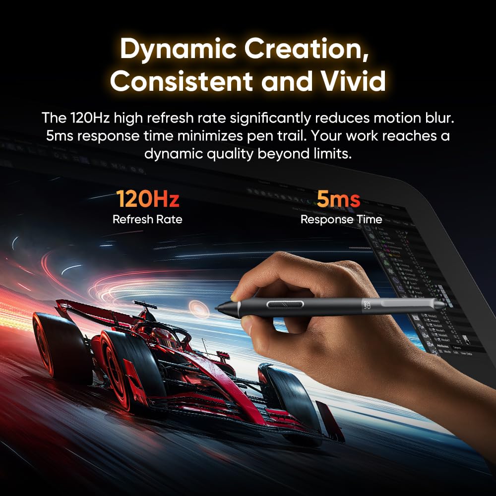 XPPen Artist Pro 27 (Gen 2) Drawing Tablet with Screen | 27Inch 4K 120Hz for Professional Artists, Animators Graphic Designers | Calman Certified Color Accuracy | X3 Pro with Tilt Support