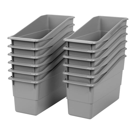 Really Good Stuff Durable Book and Binder Holders 12 Pack - Ideal for Narrow or Vertical Storage Needs - Book, Magazine, File Folder, and Binder Holders - Classroom Organization Made Easy