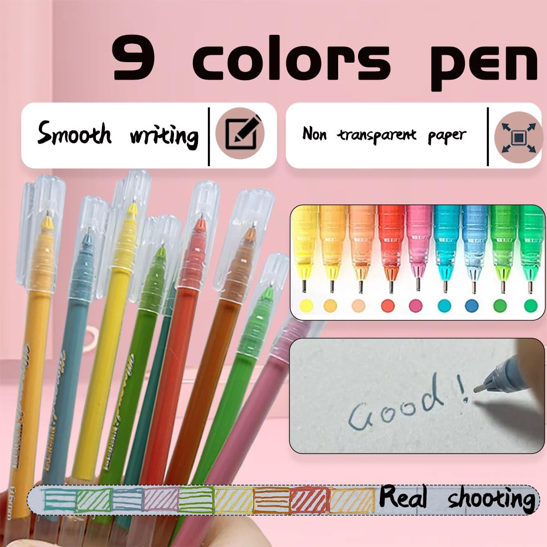 Wanchuan Bible Study Supplies Journaling Kit Highlighters Pens No Bleed Bible Journal Study for Women (Set B)