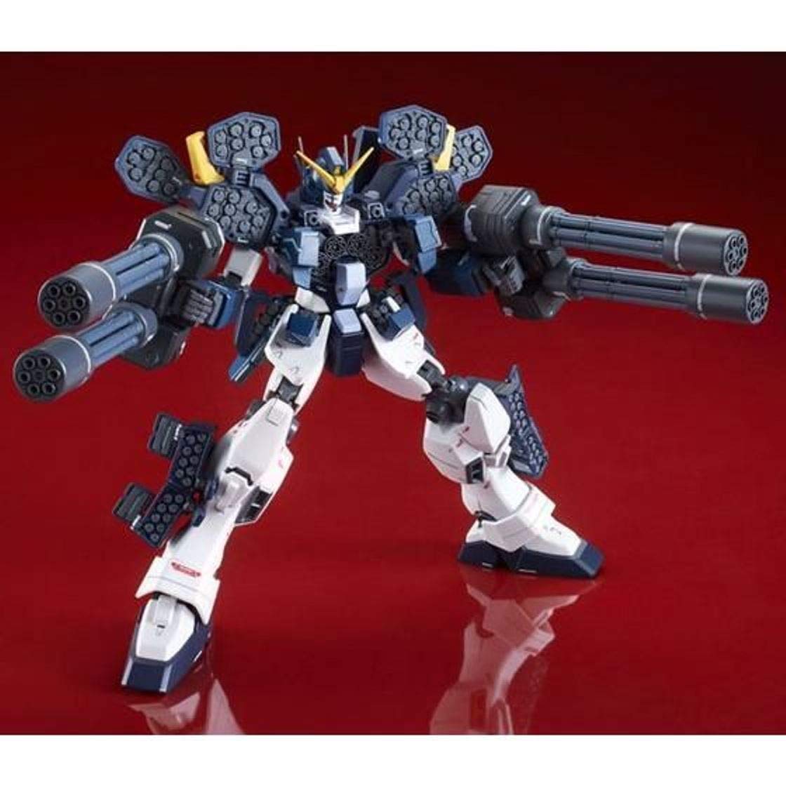 Bandai MG 1/100 Gundam Heavyarms Kai EW - Imported Robot Toy Figure, Plastic, No Assembly Required, Ages 15+
