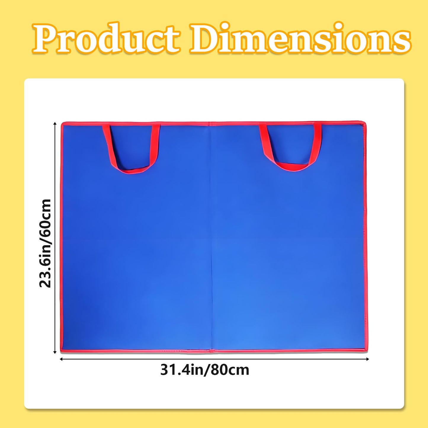 Ai fsem Large Felt Flannel Board Portable Double-Sided Foldable Felt Story Boards for Toddlers Storytelling Learning Activities Teacher Supplies