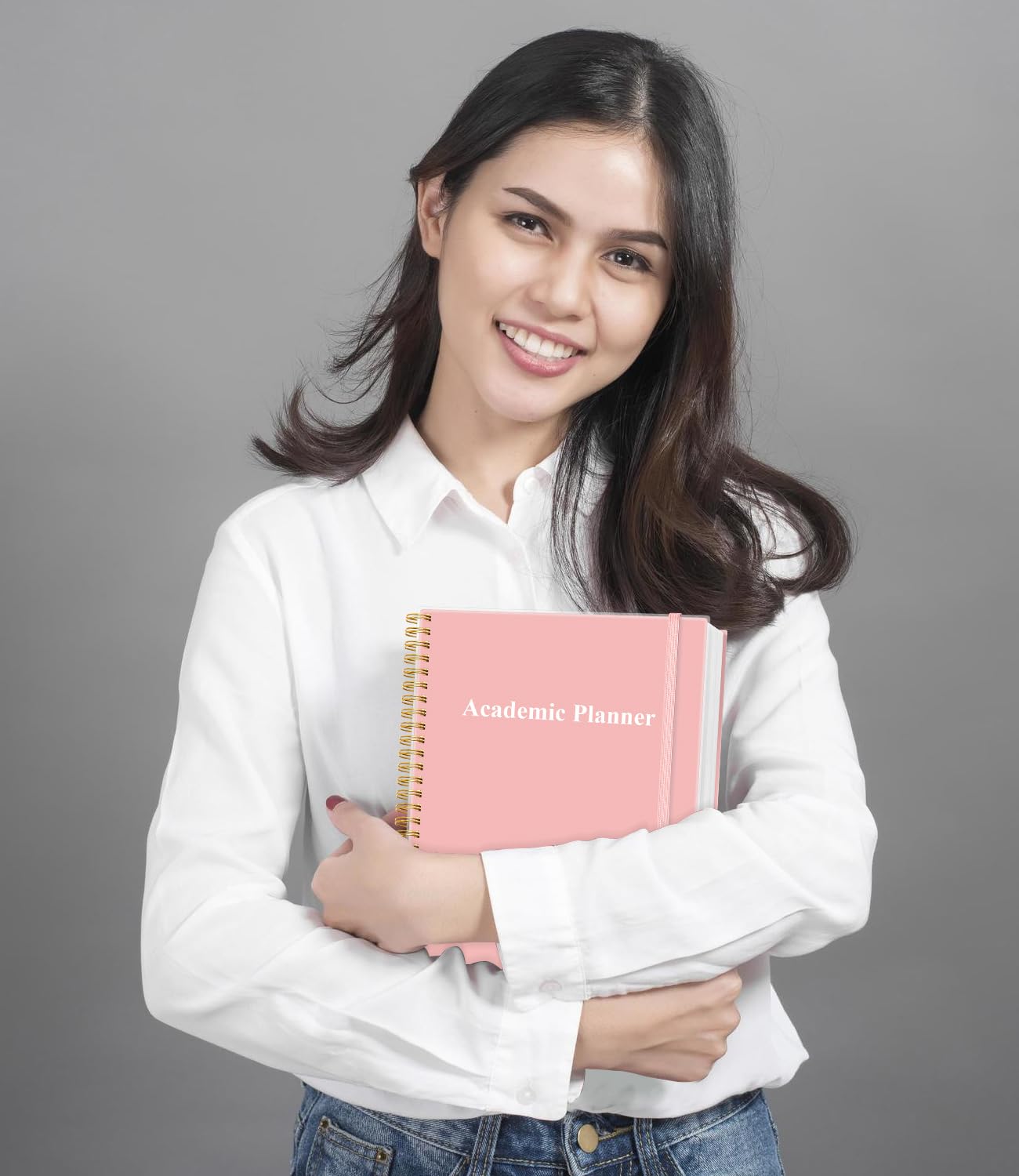 Academic Planner for 2026-2027 or Anytime - Undated Weekly Student Planner For Homeschool, High School, College & Nursing Students, 200 Pages, 8.5" x 11", Pink