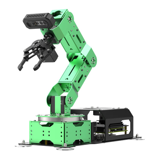 HIWONDER ROS2 ChatGPT Robotic Arm 6DOF Flexible Smart Robot Large AI Models Programming Robot Arm Kit ROS Education AI Vision & Voice Command Scene Understanding, JetArm Standard & Jetson Nano 4GB