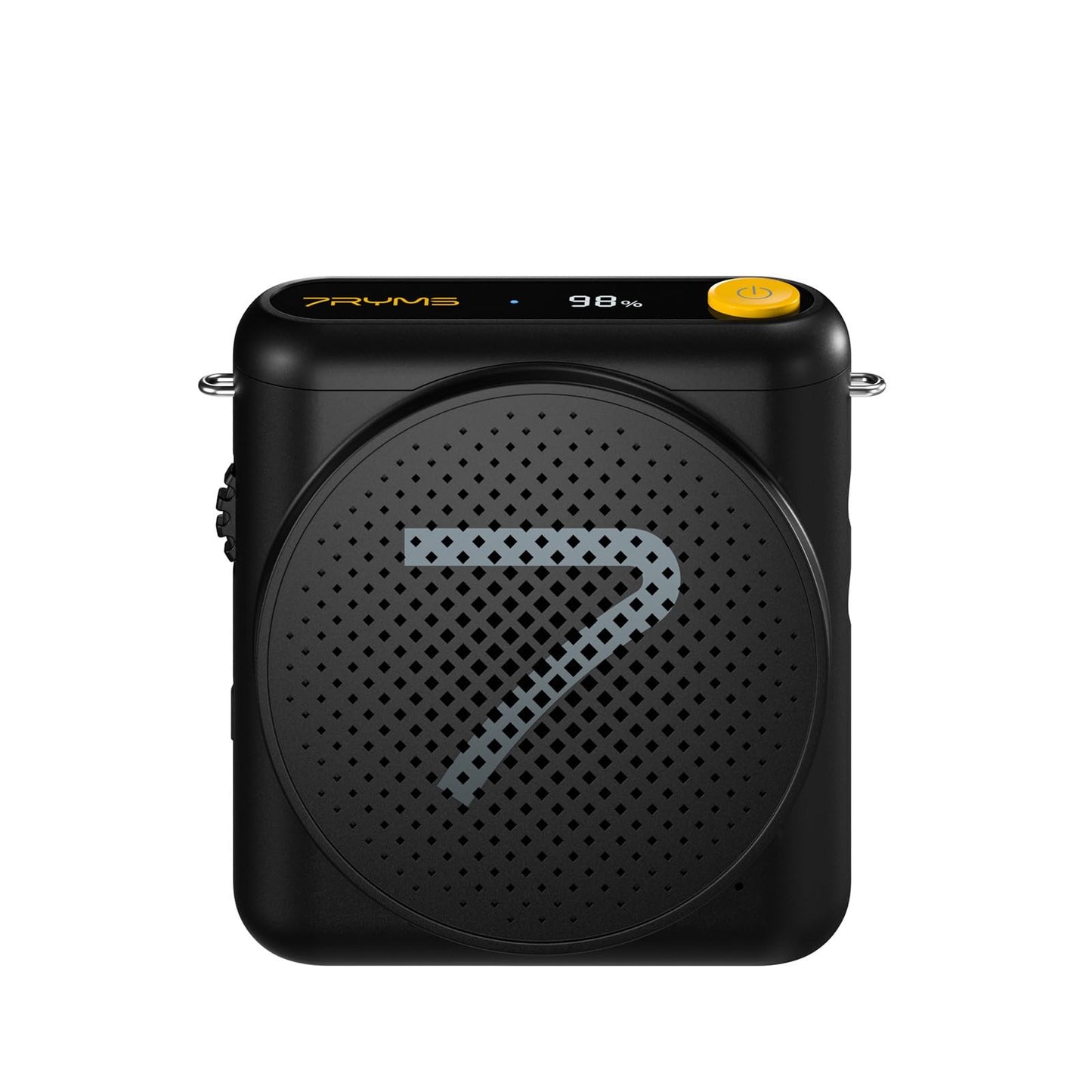 7RYMS WA1(SE) Portable Voice Amplifier for Teachers with Wired Headset Microphone,Mini Speaker Microphone for Classroom,Speech,Training Outdoor,Speaker Megaphone with Noise Canceling, 23H Workin-Black