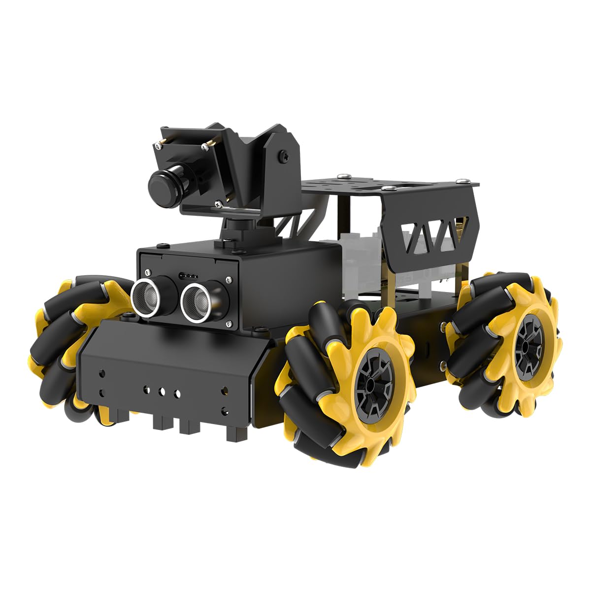 HIWONDER Robot Car with Raspberry Pi 5 AI Vision HD Camera, Python Programming Open Source DIY Robot Kit for Teens Adults, TurboPi Standard Kit & Without RaspberryPi