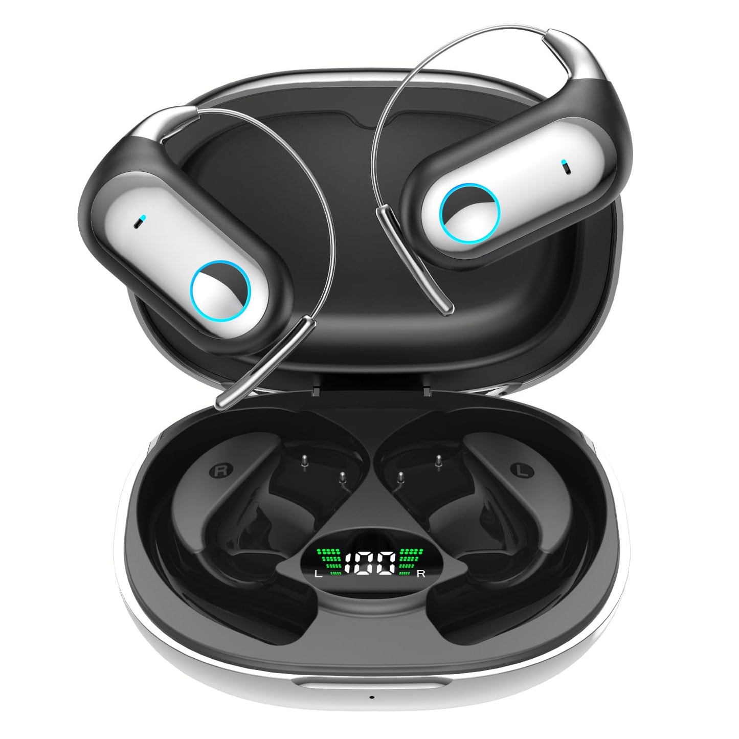 cilate AI Translation Earbuds Real Time, 3-in-1 Bluetooth 6.1 Translation Headphones with 5 Translation Modes, 80H AI Ear Buds Translator Device for Business/Travel/Learning
