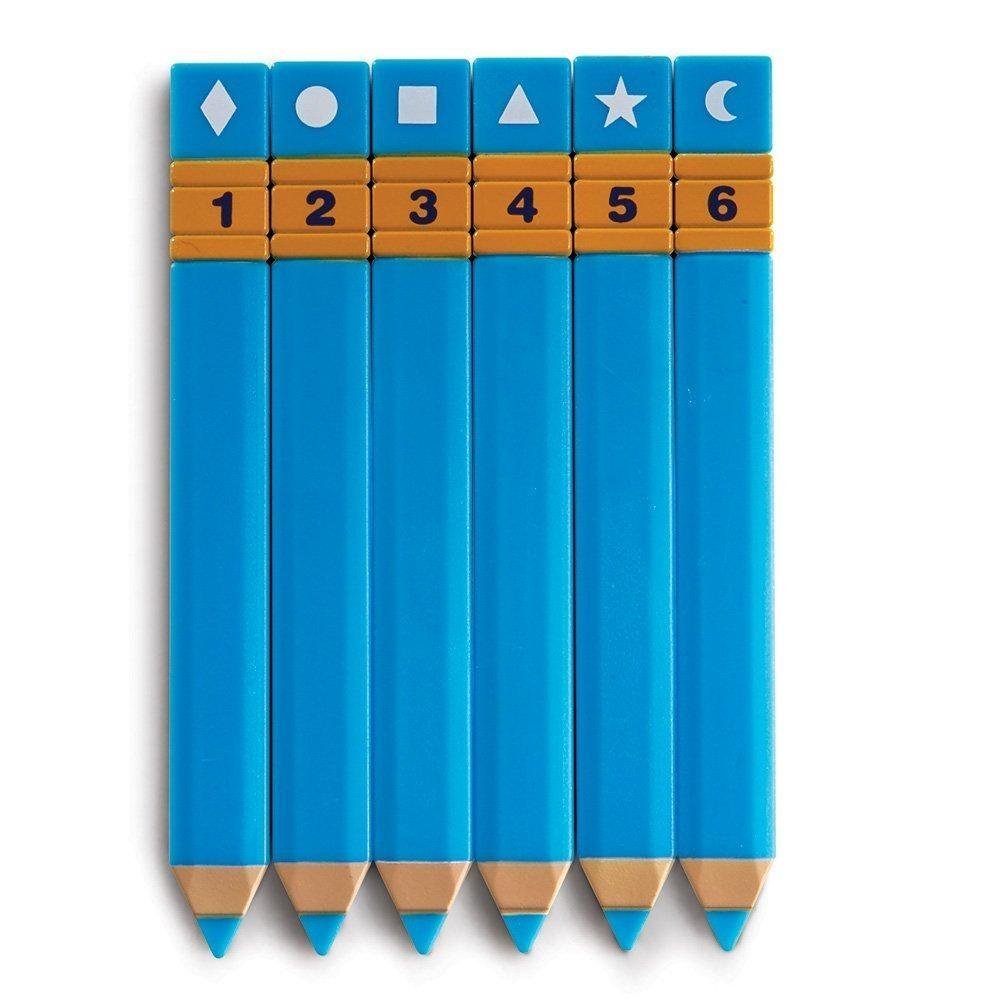 Learning Resources Student Grouping Pencils - Talking Stick for Classroom, Classroom Name Sticks, Name Pencils, Flip Stick for Students, Teacher Supplies