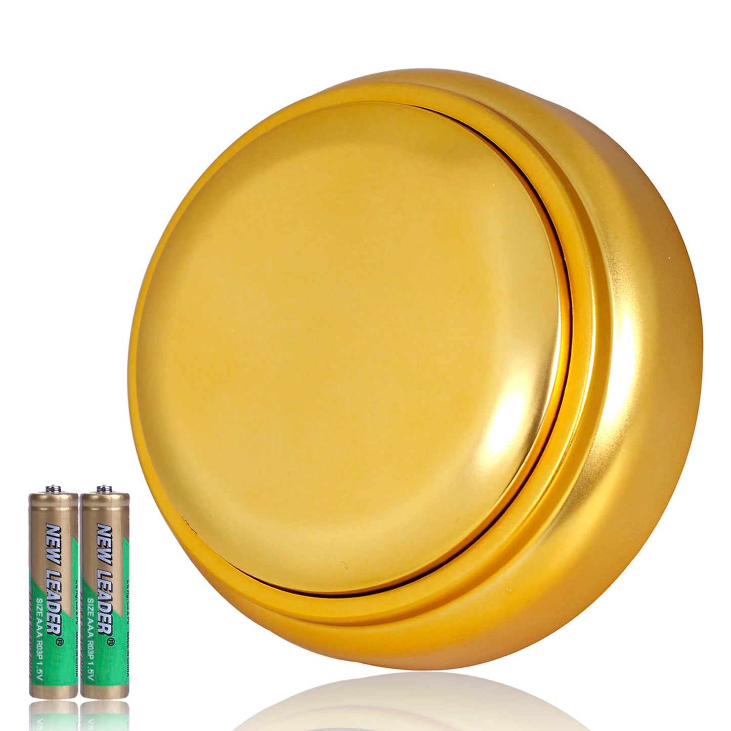 Gold Voice Custom Recordable Buttons 30 Second Voice Dog Talking Buttons Recordable and Playback Message for Classroom Fun Study Gift Voice Messages to Parents, Friends and Yourself