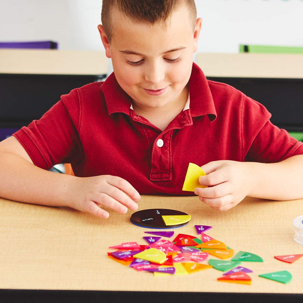 EAI Education Fraction Circles: Numbered - Set of 51