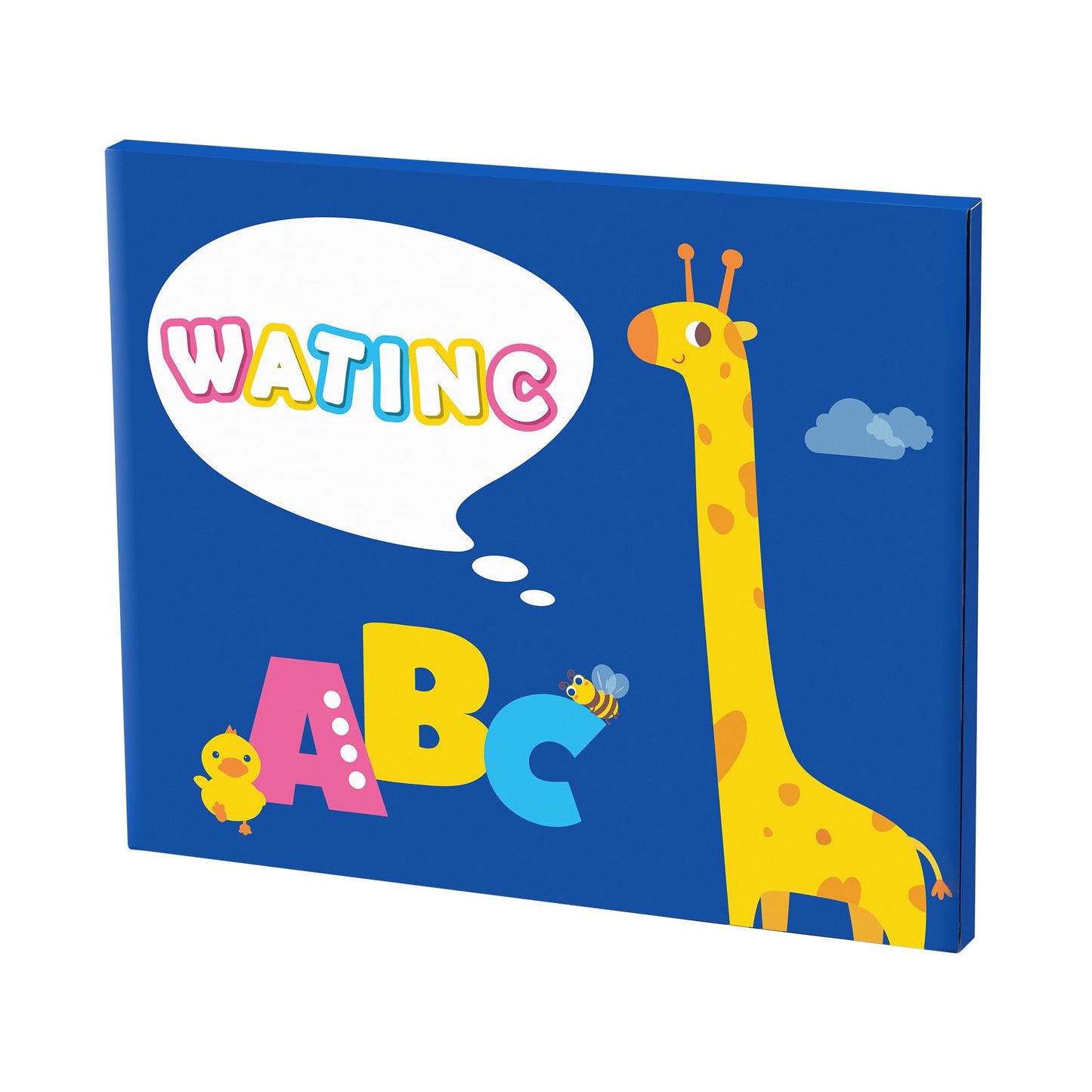 WATINC Travel Felt Board Story Set - 25PCS Portable Felt Board Educational Birthday Gift for Boys & Girls, Themed Storytelling Preschool Early Learning Interactive Play Kit for Toddlers (Farm Animals)