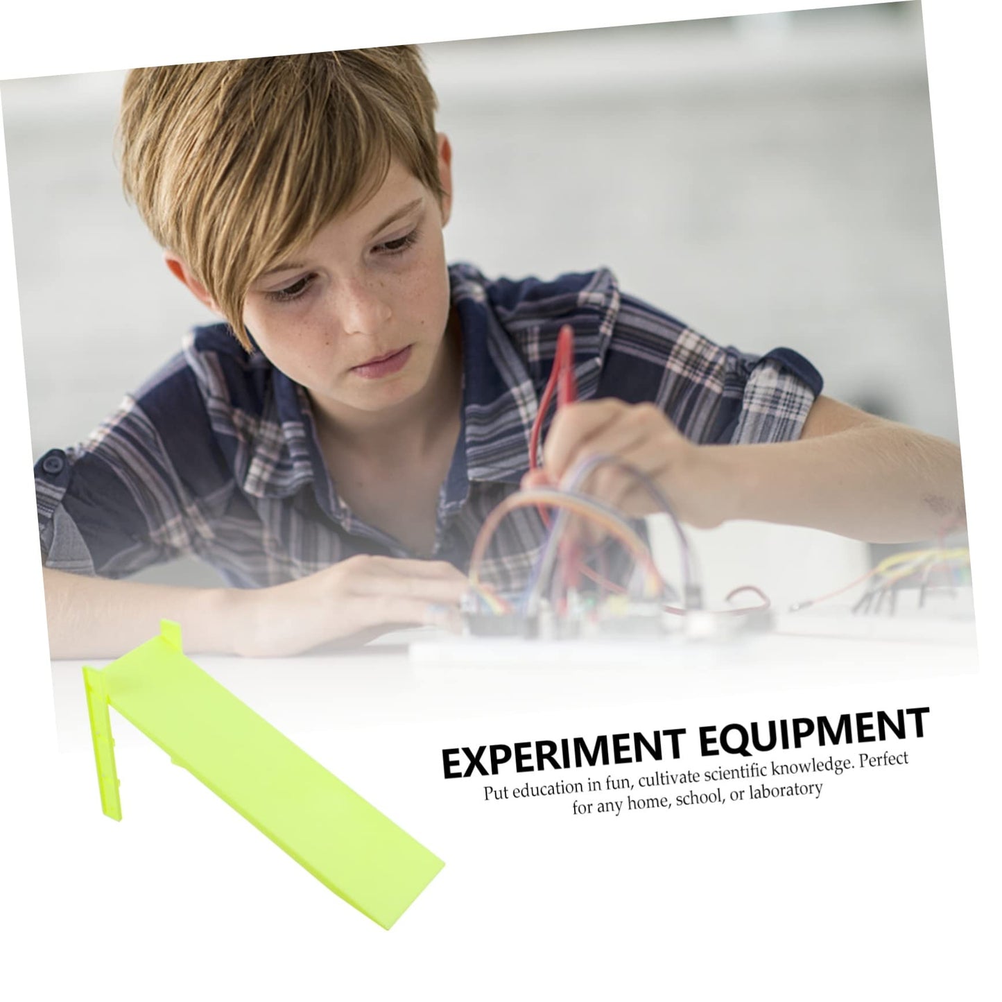 Joinpaya 2 Sets Physical Science Experiment Inclined Plane, Physics Lab Equipment for Friction and Gravity Testing, Elementary School Science Kit for Toy Car Acceleration, Plastic Ramp with Support