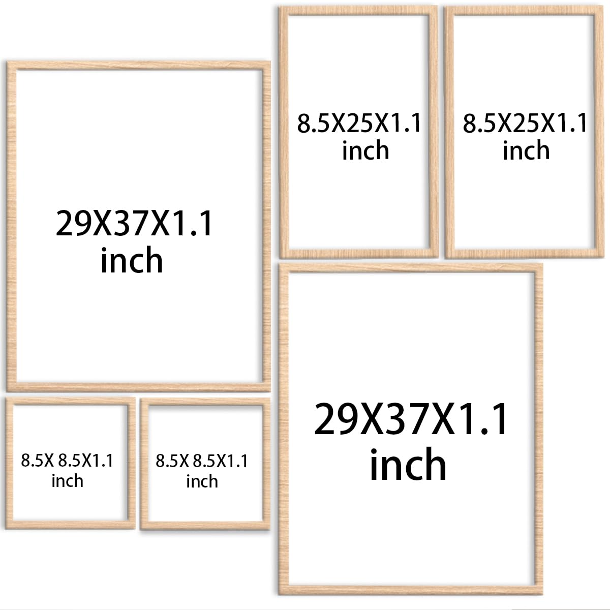 Kids Affirmation Wall Decor,Positive Daily Affirmations Wall Art Canvas Frame Poster Print for Kids Bedroom Nursery Classroom Playroom Psychological Counseling Office Wall Decor,Set of 6