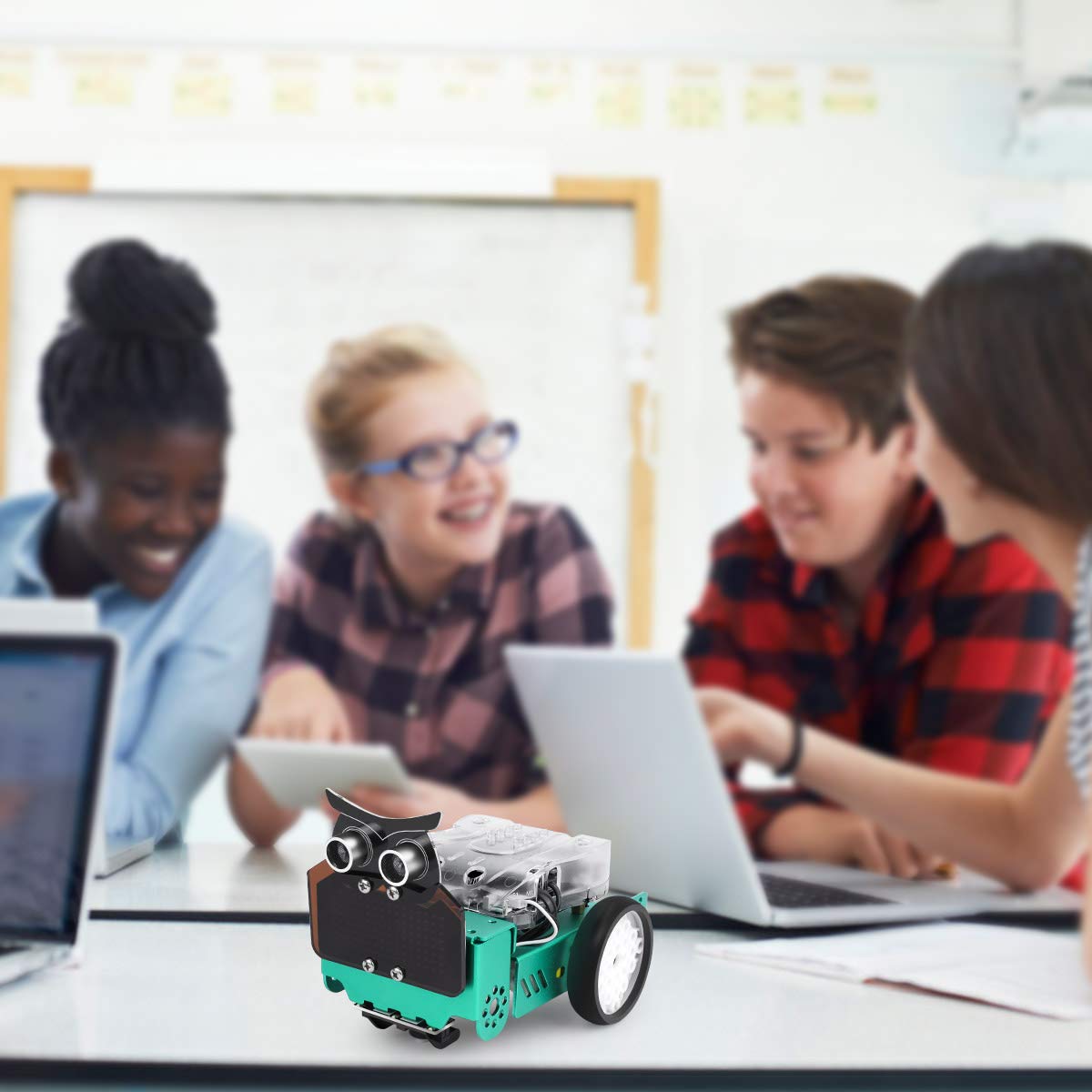 ELEGOO Owl Smart Robot Car Kit for Arduino Robotics for Kids Ages 8-12 12-16 STEM Science Kits Coding Robots Toys for 8+ Year Old Boys Girls Teens Circuits Engineering Building Projects