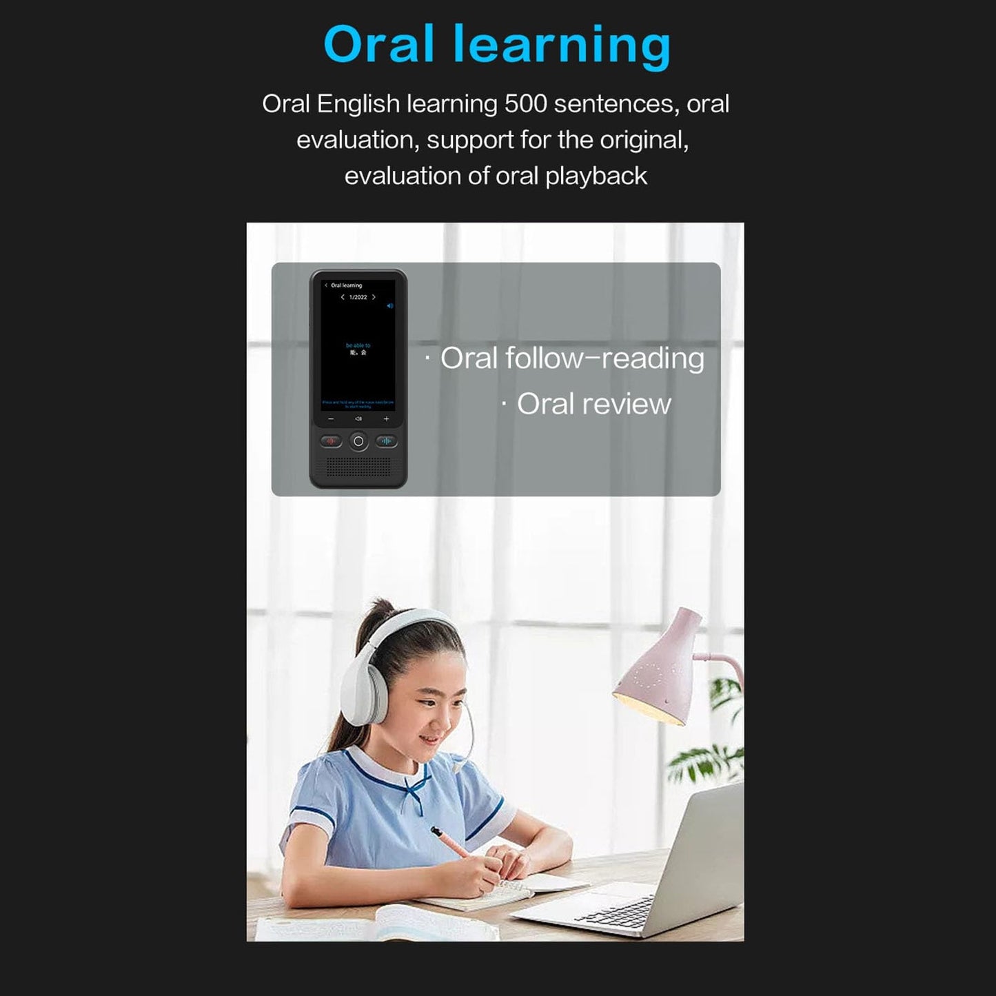 AI Language Translator Device, 2026 Upgraded Translator No WiFi Needed, 160+ Languages Instant Two-Way Vioce Translator, Offline/Photo Translation for Business Travel