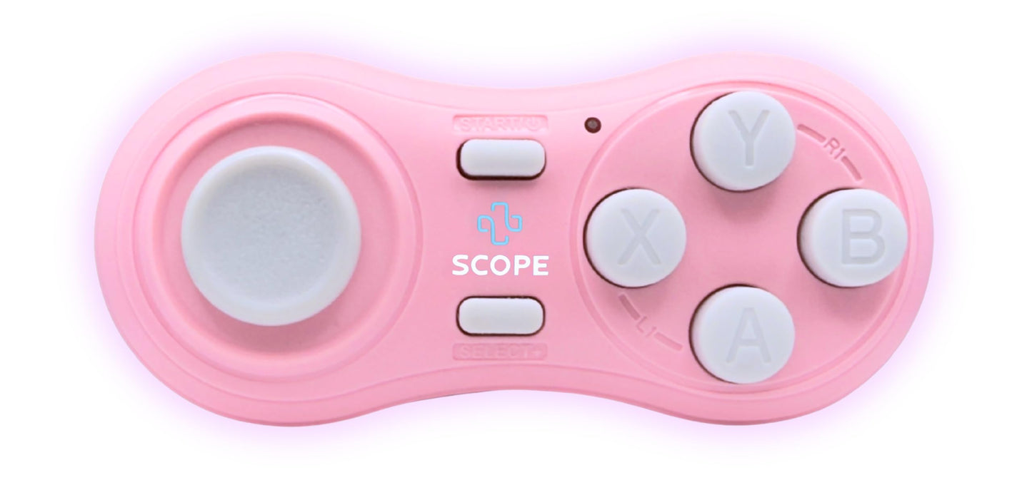Scope Remote- Remote for Anki. Customizable with Anki Add-on, Compatible with Windows, Mac, iOS, iPad, and Android. Quizlet Compatible, Anki Controller. Pearl Pink, Plus (16-18 Hours Battery)