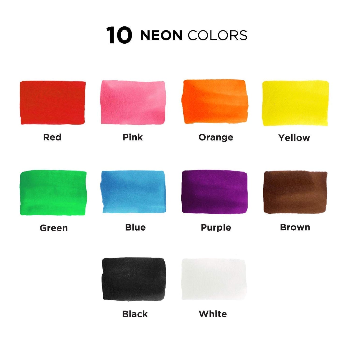 Chalkola Artist Bundle- 10 Neon 6mm + 8 Neon 15mm Chalk Markers