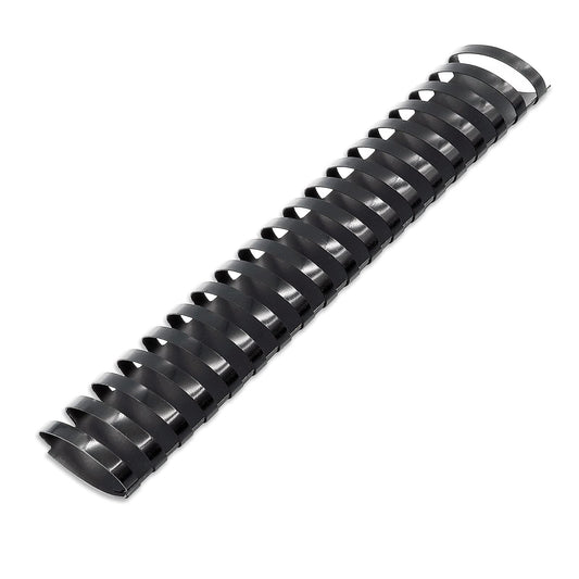 Binditek 10 Pack Plastic Binding Comb Spines, 2 Inch Diameter, 450 Sheet Capacity, 19 Ring, for Letter Size, Black, for Students and Coworkers