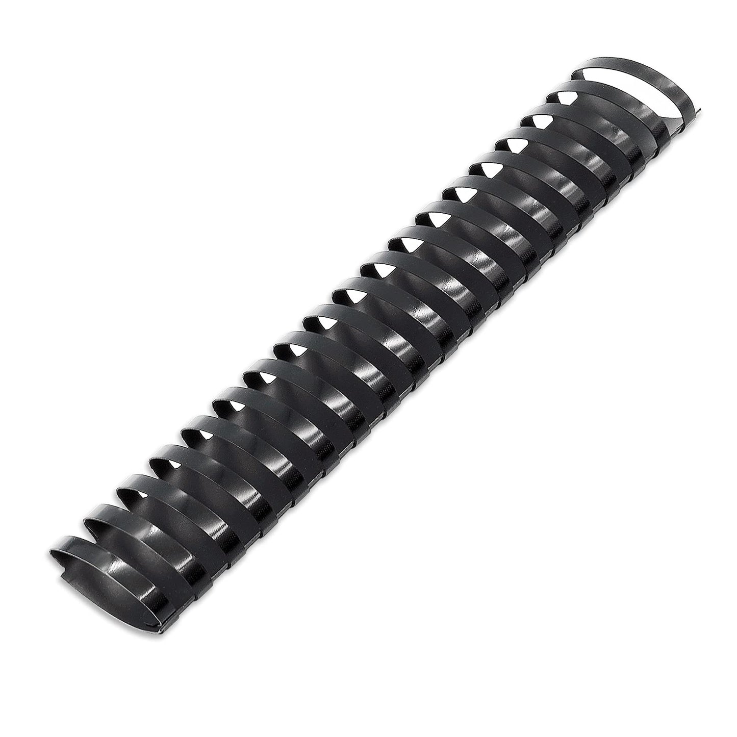 Binditek 50 Pack Plastic Binding Comb Spines, 2 Inch Diameter, 450 Sheet Capacity, 19 Ring, for Letter Size, Black, for Students and Coworkers