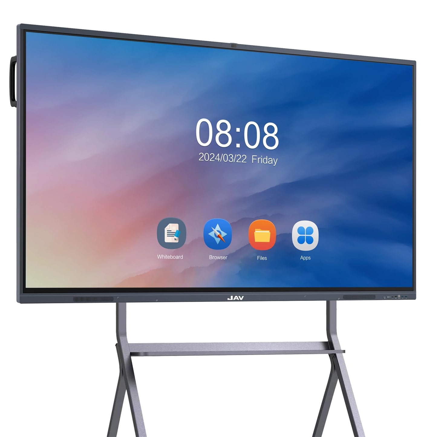JAV Interactive Whiteboard, 55'' 4K UHD Smart Whiteboard, Smart Board for Classroom and Business, Digital Touch Screen Smartboard, Robust App Ecosystem for Remote Meeting (Board Only)