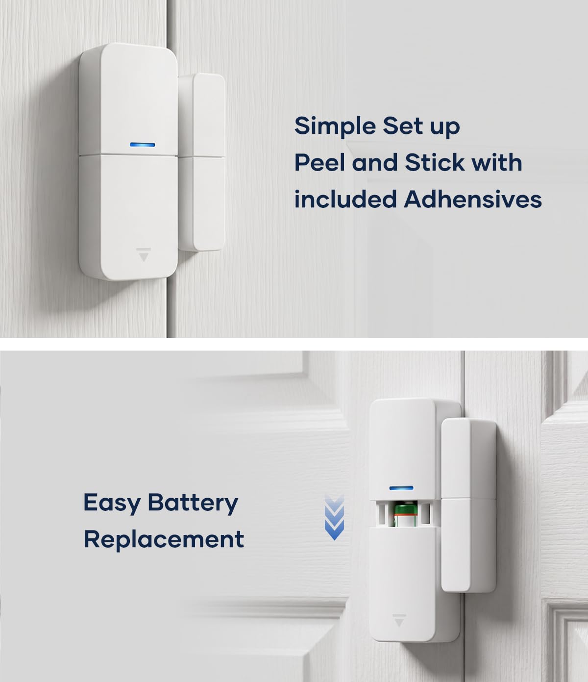 tolviviov Alarm System for Home Security, Door Alarm Systems, App Alerts, 15Piece Kit, No Monthly fee, WiFi Alarm, Door Window Motion Sensor, for Home Security and Kids Safety