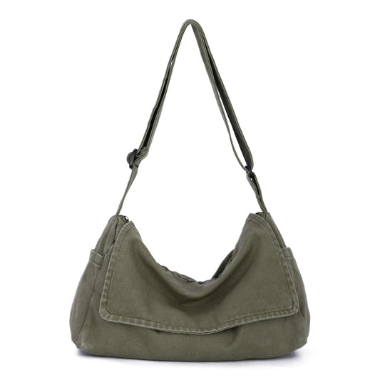 Freie Liebe Canvas Messenger Bag for Women and Men Casual Satchel Crossbody Shoulder Sling Bags