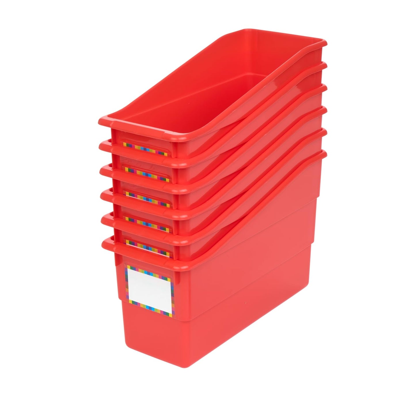 Really Good Stuff Durable Book & Binder Holders - 6 Pack - Red