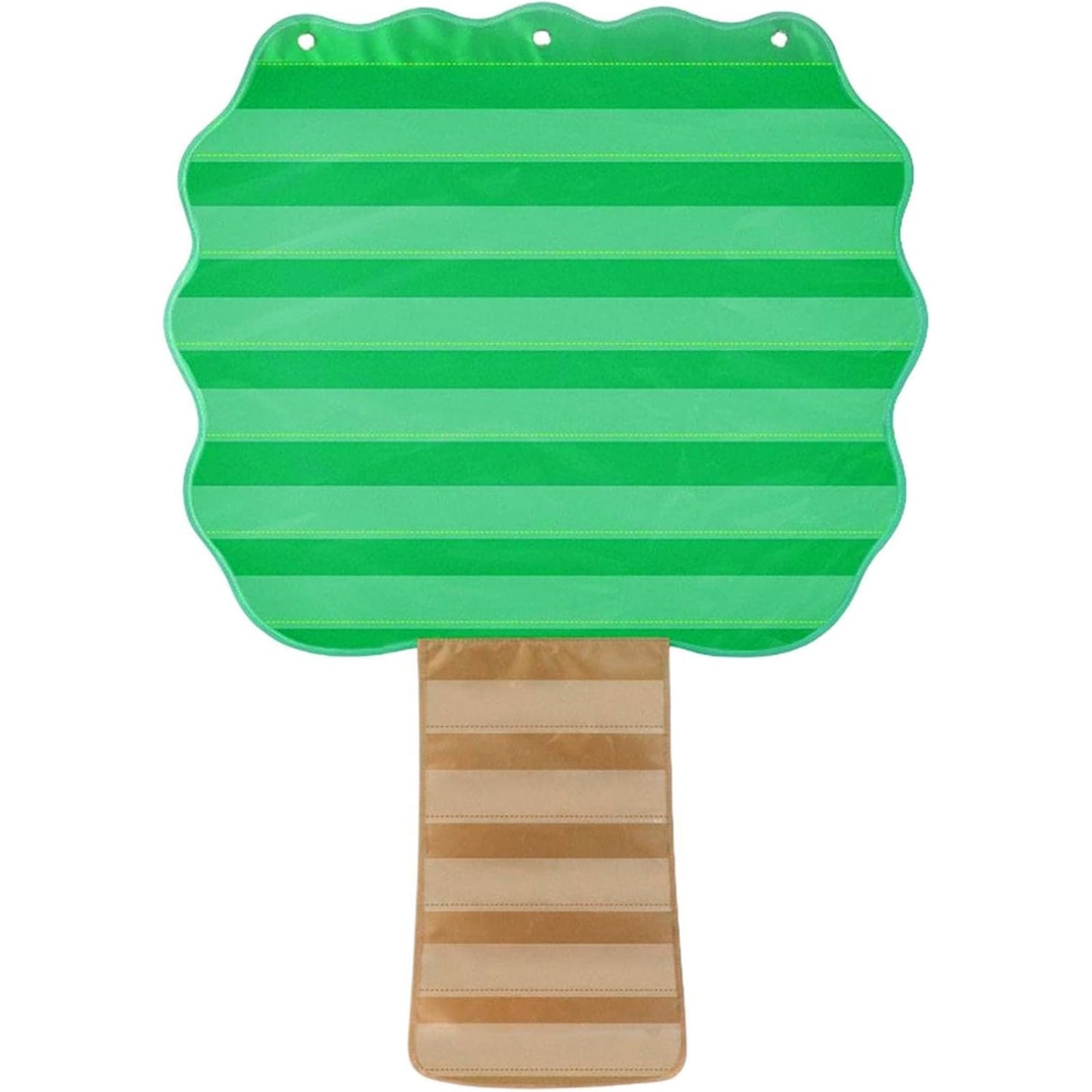 Tree Pocket Chart for Classroom, 42"x 28 ¾" Large Hanging Pocket Charts for Kids, Back to School Supplies for Teacher, Pocket Charts with 11 Sentence Strips Holder (Green)