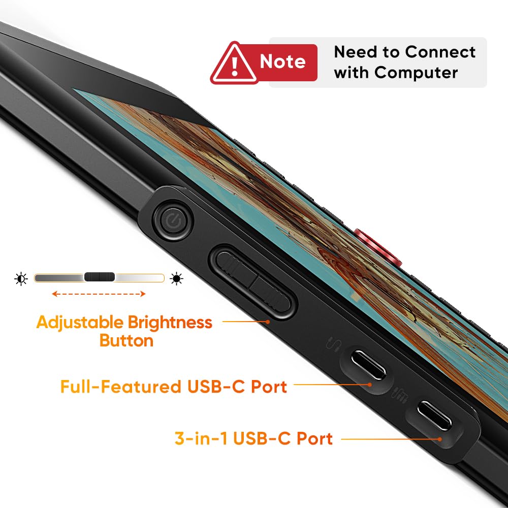XP-PEN Artist 13.3 Pro V2 Drawing Tablet with Screen, 16K Pressure Sensitivity Digital Drawing Tablet for PC Mac Chromebook Android, Fully Laminated Graphic Tablet with Pen, Foldable Stand Included
