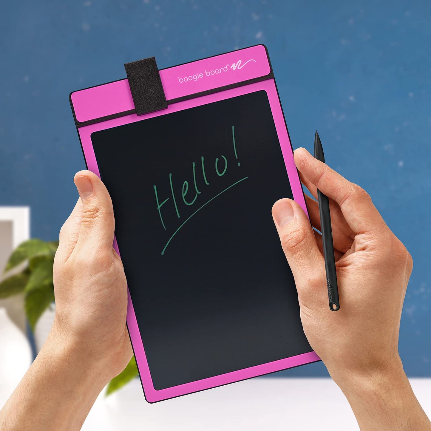 Boogie Board Basics Reusable Writing Pad - Digital Drawing Tablet, LCD Writing Pad with Instant Erase, Includes Stylus Pen